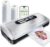 Vacuum Sealer Machine with AirLock ProSeal System, 10-in-1 Vacuum Sealer for Food, Moist/Dry Sealing Modes, Compact Design with Digital Timer, Built-in Cutter & Roll Storage, Stainless Steel