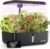 URUQ Hydroponics Growing System Garden: 12 Pods Indoor Gardening System with Custom Time Grow Light Height Adjustable Quiet Plants Germination Kit – Gardening Gifts Charcoal