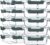 M MCIRCO 10-Pack,30 Oz Glass Meal Prep Containers 2 Compartments Airtight Lunch Bento Boxes with Lids, Glass Food Storage Containers, Microwave, Oven, Freezer, Dishwasher