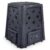 Redmon Outdoor Compost Bin with Lift Off Lid, 4-Door Access & Vent Holes, 65 Gallon, Black – Composting Bin Container for Kitchen Food Waste Recycling