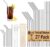27 Pack metal straws reusable,12 Straight +12 Bent 3 Cleaning Brushes Included,stainless steel straws for 20oz and 30oz Tumblers Dishwasher Safe