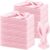 KKJIAF 50 Pack Light Pink Square Satin Napkins 17×17 Inch Soft Smooth Cloth Napkins，Silky Table Napkin for Wedding Banquet Party Decoration
