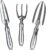 Gorilla Easy Connect Heavy Duty Garden Tools with Digging Trowel, Transplant Trowel and Cultivator Hand Rake Solid One Piece Cast Aluminum Construction
