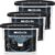 Moisture Absorbers, Efficient Activated Charcoal Humidity Absorber ＆ Odor Absorber Boxes, Refillable Car Dehumidifier for Closet, Bathroom, Basement＆ RV, 3 Pack
