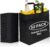 Simply Cool 50 Pack Black Reusable Eco-Friendly Large Grocery Shopping Bags 14.5″x14″x6.6″ Durable Recyclable Washable Foldable Portable Tote Bags Bulk