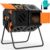 45 Gallon (170L) Compost Tumbler Outdoor, Dual Chamber Compost Bin with 360° Rotating Design, Adjustable Vents, Easy Assembly, Large Openings for Kitchen, Garden & Yard Waste
