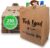 Reli. Reusable Thank You Bags | 250 Pack, 2 Mil | Brown/Kraft Shopping Bags Plastic | 12″ L x 6.75″ W x 14″ H | Ideal for Groceries, Retail, Food Take Out/To Go, Small Business