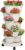 Hourleey Strawberry Planter, 5 Tier Stackable Gaden Tower for Flowers, Vegetables, Grow Your Own Herb Garden Vertical Oasis of Vegetables and Succulents