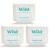 Wild Aluminum Free Refillable Deodorant – Fresh Cotton & Sea Salt Refill Trio Pack – 98% Natural Origin Derived Ingredients – Vegan Friendly Long Lasting Protection – Zero Single Use Plastic