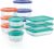 Pyrex Simply Store (12-Pack) Glass Food Storage Containers Set, (1, 2, & 3 Cup) Meal Prep Containers with Plastic BPA-Free Lids, Dishwasher & Microwave Safe