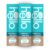 hello Antiplaque and Whitening Fluoride Free Toothpaste, Whitening Toothpaste with Coconut Oil and Tea Tree Oil, Helps Whiten Teeth, Natural Peppermint, 3 Pack, 4.7 Oz Tubes