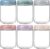 NETANY 6-pack 16 oz Overnight Oats Containers with Lids, Glass jars with Airtight Lids, Wide mouth Mason Salad jars, Glass Food Storage Containers for Snacks Yogurt Spice Sugar