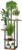 AZERPIAN Plant Stand 5 Tier Indoor Metal Flower Shelf for Multiple Plants Corner Tall Flower Holders for Patio Garden Living Room Balcony Bedroom, Black (5 Tier-Black)