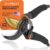 Premium Bypass Pruning Shears for your Garden – Heavy-Duty, Ultra Sharp Pruners w/Soft Cushion Grip Handle Made with Japanese Grade High Carbon Steel – Perfectly Cutting Through Anything in Your Yard