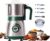 Electric Grinder for Kitchen – 500W Grain Mill with 3 Stainless Steel Blades, Versatile Spice Grinder for Coffee, Grinding Spices, Bean, Grains, Nuts (Green)