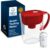 Brita Metro Water Filter Pitcher with SmartLight Change Indicator, BPA-Free, Replaces 1,800 Plastic Water Bottles a Year, Lasts Two Months, Includes 1 Filter, Small – 6-Cup Capacity, Fiery Red