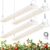 Barrina TX72 Grow Light for Indoor Plants, 4FT, 288W(4 x 72W, 2000W Equivalent), Full Spectrum with 660nm Red LEDs, High PPFD, Mechanical Timer, Linkable, Hanging Plant Lights for Greenhouse, 4 Pack
