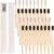 Vesici 200 Pieces Bamboo Toothbrushes Bulk Soft Bristles Toothbrushes with Micro Fur Ultra Wooden Bamboo Teeth Brushes Manual for Adults Travel Family Hotel Use Individually Packaged