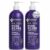 KESMEDIK Tea Tree Purple Shampoo & Conditioner Set with Rosemary & Aloe, Professional Anti Brass Toner, Removes Yellow Tones for Gray, Bleached, White & Blonde Hair, Refreshes Scalp, Sulfate-Free