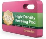 Grenebo 2pcs High-Density NBR Foam Garden Kneeling Pad, 1.6″ Extra Thick Gardening Pads for Kneeling, Ultra Soft Kneeling Pads for Gardening, Work, Exercise, Bathing Baby, 17.3×11×1.6 in, Pink