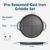 COOKLIFE 12 Inch Lightweight Pre-Seasoned Cast Iron Griddle – Smooth Polished Surface, Easy to Clean Cast Iron skillets Use in the Oven, on the Stove or Grill, Over a Campfire