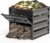 Compost Bin Outdoor – 285 Gallon Composter with Rust-Proof Coating, Painted Finish, Large Compost Bin for Producing Fertilizer from Kitchen Waste and Fallen Leaves（Metal）