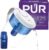 PUR 11-Cup Water Pitcher, 1 Filter, Cleaner, Great-Tasting Water, Dishwasher Safe, Powerful Filtration, Filter Change Light Indicator, LockFit Cap Design, White