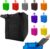 10 Pack Reusable Shopping Bags – 14.9×12.6×9.4 Inth Bulk Tote Bag for Grocery with 5 Pack Thick Plastic Bottom can Hold 50 Lbs, Foldable & Durable with Reinforced Handles