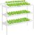 VIVOSUN Hydroponics Growing System 90 Plant Sites, 3 Layers 10 Food-Grade PVC-U Pipes Hydroponic Gardening System Grow Kit with Water Pump, Pump Timer, Nest Basket and Sponge for Leafy Vegetables