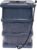 FCMP Outdoor Slim Line Design 45-Gallon Wood Grain Outdoor Home Rain Water Catcher Barrel Flat Back Container with Spigots and Mesh Screen, Grey