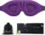 MZOO Luxury Sleep Eye Mask for Side Sleeper Men Women, Zero Eye Pressure 3D Sleeping Mask, Light Blocking Patented Design Night Blindfold, Soft Eye Shade Cover for Travel, Purple