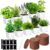 Ripeng 10 Set Indoor Herb Garden Starter Kit, Herb Growing Kit with Pots, Nutritional Soil, Plant Markers, Kitchen Window Planter, Gardening Gift for Women Men Indoor Outdoor