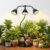 QCQHDU Grow Lights for Indoor Plants Full Spectrum,81 LED Triple-Bulb Plant Growing for Seed Starting Lamp with 3/9/12H Timer,Adjustable Gooseneck with Base,3 Switch Modes