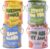 Modern Sprout Complimentary Color Grow Kits (Pack of 4) – Gift for Plant Lovers – Seed Starter Kit – Includes Organic Strawberry Tomato Sunflower & Cactus Seeds – Gardening Gifts that Grows with Love
