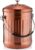 RED FACTOR Premium Compost Bin for Kitchen Countertop – Stainless Steel Food Waste Bucket with Innovative Dual Filter Technology – Includes Spare Filters (Matt Copper, 1.3 Gallon)