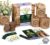 Indoor Herb Garden Seed Starter Kit – Herbal Tea Growing Kits, Grow Medicinal Herbs Indoors, Seeds for Planting, Soil, Plant Markers, Pots, Infuser, Planter Box, Gardening Gifts for Women