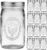 Esrentle Mason Jars 32 oz Wide Mouth – 12 Pack Quart Glass Mason Jars with Airtight Lids and Bands for Canning, Pickling, Food Storage, Fermenting, Leak Proof, Reusable