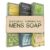 NATURAL AMERICAN ELEMENTS Mens Bar Soap – Masculine Scents, 100% Natural Soap for Men – Essential Oils, Organic Shea Butter – Made in USA, Man Body Wash – 5 oz (6pk)