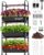 Growell Large Hydroponics Growing System Kit, Vertical Indoor Herb Garden Kit with LED Grow Light & Independent Water Pump, 42L Movable Indoor Planter Perfect Gardening Gifts (3 Tier-81 Pods, Black)
