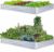 Galvanized Raised Garden Beds 2-Pack (8x4x1ft Each) – Overlapping 4-Inch Panels + 4 Support Bars, Heavy-Duty Metal Planter Box for Vegetables, Herbs, Flowers, No-Deformation Steel Garden Kit