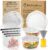 Premium Eco-Friendly Kitchen Starter Kit – 16-Piece Silicone Food Storage Set | Includes Suction & Stretch Lids, Reusable Stand-Up Storage Bags & Collapsible Funnel | Zero-Waste, BPA-Free