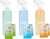 DAZZ Whole House Starter Kit (3 Reusable Spray Bottles, 6 Refills) Natural All Purpose Cleaner, Glass and Window Cleaner, and Bathroom Cleaner – Eco Friendly, Non Toxic