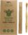 Gaia Guy Natural Bristle Bamboo Toothbrush with Boar Bristles – Totally Biodegradable and Compostable – No Nylon Toothbrushes – Zero Waste 12-Pack