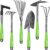 WORKPRO 6-Piece Garden Tool Set, Heavy Duty Gardening Hand Tools with Soft Rubber Handle, Including Trowel, Rakes, 2-in-1 Hoe and Crack Weeder, Ideal Gardening Gifts for Men and Women