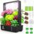 Hopegarden Indoor Garden Hydroponics Growing System: 15 Pods Plant Germination Kit Herb Vegetable Growth Lamp Countertop with LED Grow Light – Hydrophonic Planter Grower Harvest Lettuce