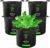 VIVOSUN 5-Pack 5 Gallon Grow Bags Heavy Duty 300G Thickened Nonwoven Plant Fabric Pots with Handles