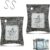 Bamboo Charcoal Bags Odor Absorber, 2 Packs 100g Charcoal Deodorizer Bags with Hooks, Nature Bamboo Charcoals Air Purifying Bags Activated Charcoals Odor Absorbers for Home Cars Pet Closet Bathroom