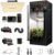 Spider Farmer Grow Tent Kit 2x2x5ft Complete System, SF1000D Bridgelux Diodes Full Spectrum LED Grow Light 24″X24″X55″ Indoor 1680D Tent with 4″ Ventilation System & GGS Controller