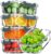 VERONES 5 Pack 36 OZ Glass Meal Prep Containers, Airtight Glass Lunch Containers Set, Glass Food Storage Containers with Lids,Exclusive of BPA, for Microwave, Oven, Freezer & Dishwasher Friendly,Grey