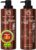 Moroccan Argan Oil Shampoo and Conditioner Set – Sulfate Free, Anti Frizz Hydrating Care for Women – Deep Moisturizing Treatment for Color, Keratin Treated, Curly, Damaged and Dry Hair